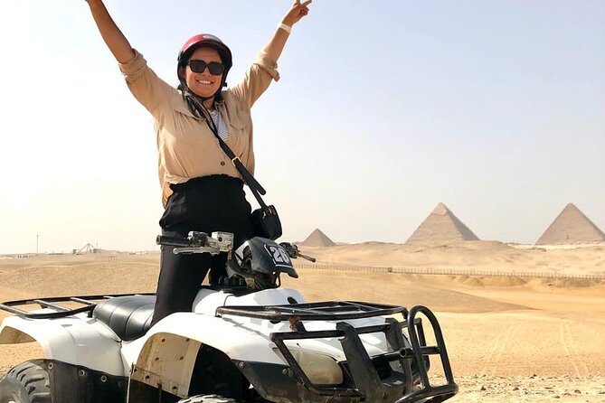 Giza Pyramids, Sphinx ,Camel Ride, ATV Quad Bike Private Excursion - Common questions