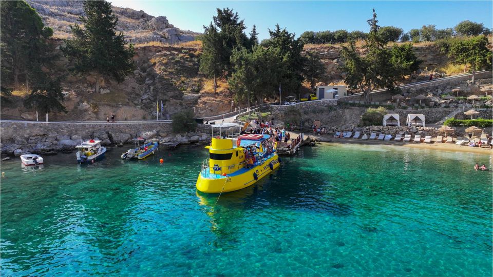 Lindos: Submarine Cruise With Swimming Stop at Navarone Bay - Flexible Cancellation Policy