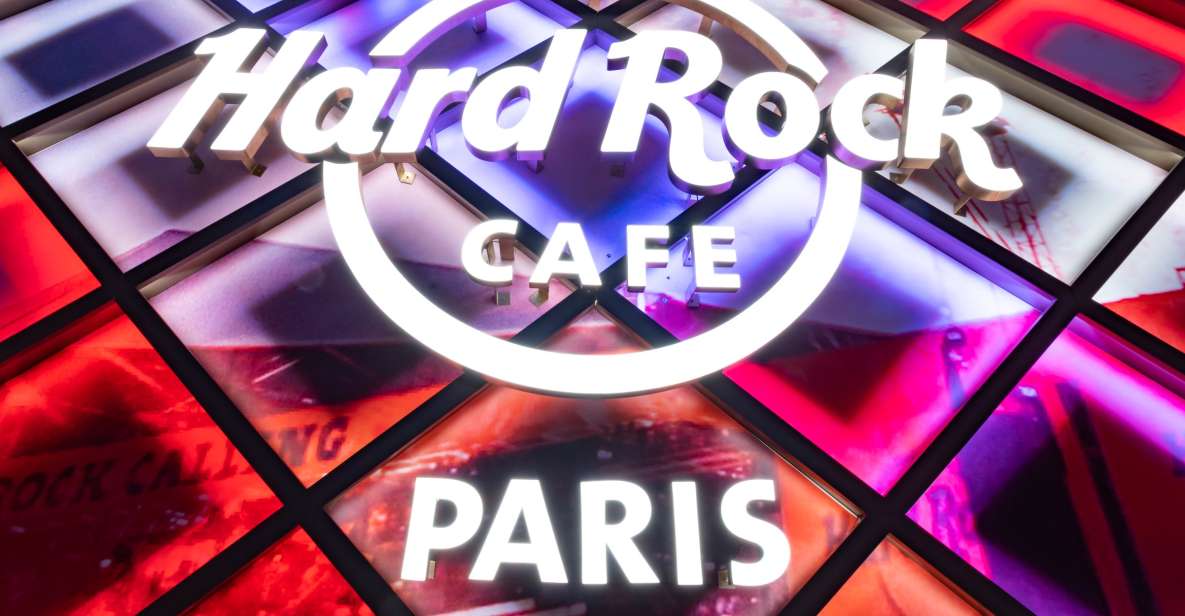 Paris: Hard Rock Cafe Dining Experience - Menu Options and Inclusions