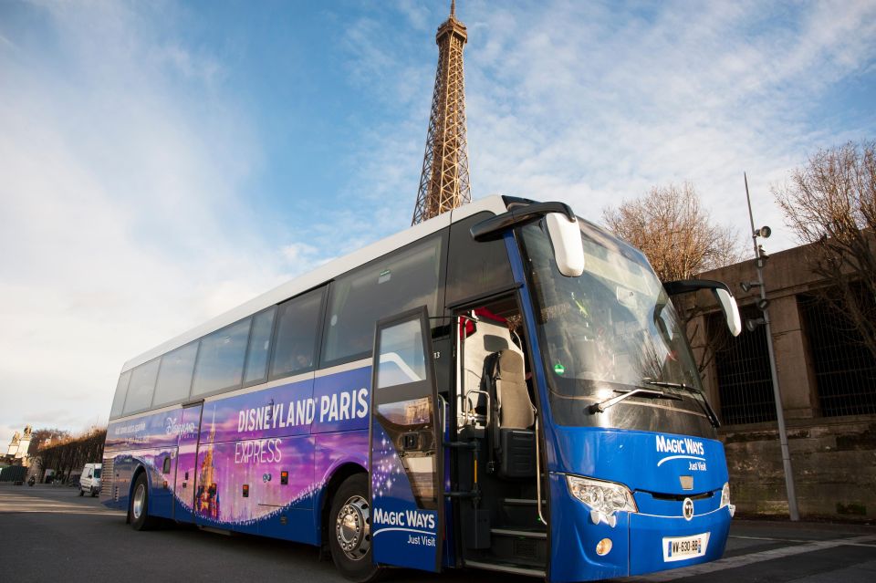 Paris: Roundtrip Transportation to Disneyland® Paris - Common questions