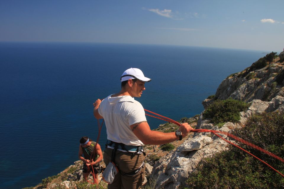 Rhodes: Ladiko Bay Rock Climbing and Rappelling Experience - Important Information