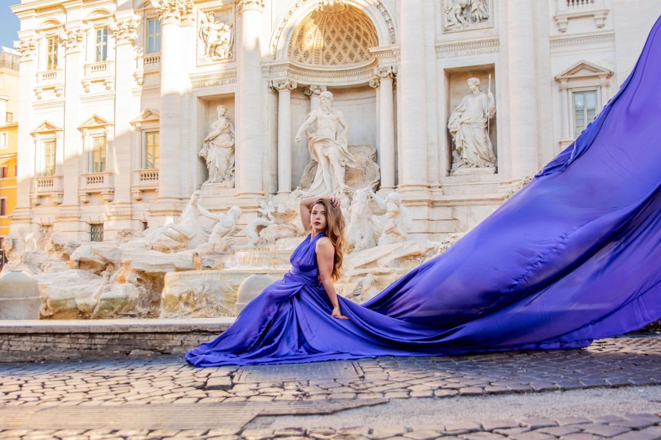 Rome: Flying Dress Photoshoot at Trevi Fountain - Itinerary Highlights