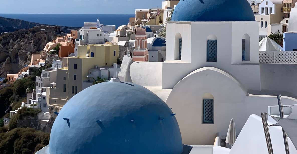 Santorini in a Private Full-Day Tour, Wine Tasting Included - Directions for Pickup
