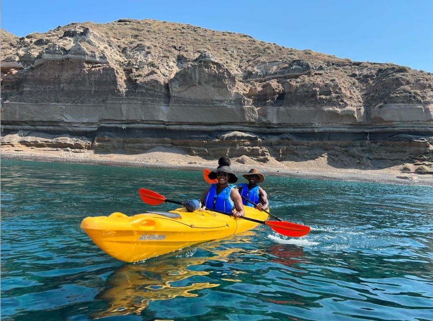 Santorini: Sea Caves Kayak Trip With Snorkeling and Picnic - Additional Information
