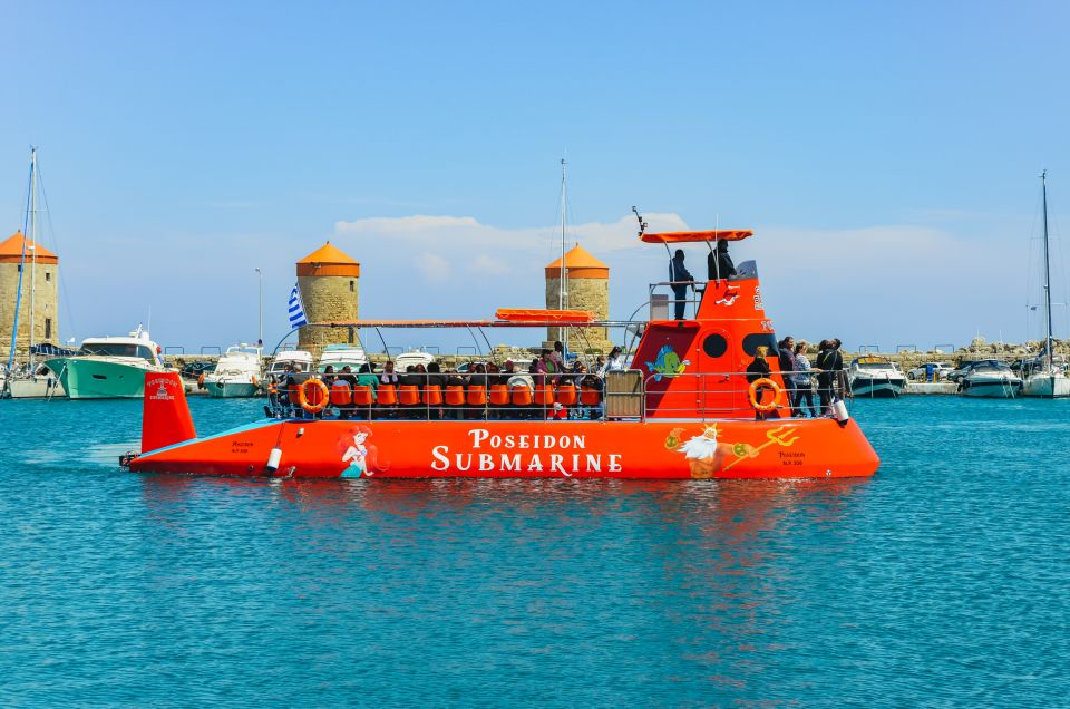 Submarine Cruise With Underwater Views From Rhodes - Onboard Facilities