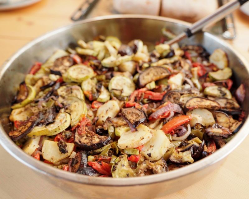 Traditional Greek Cooking Class @ Lefkada Micro Farm - Harvesting Vegetables and Cooking