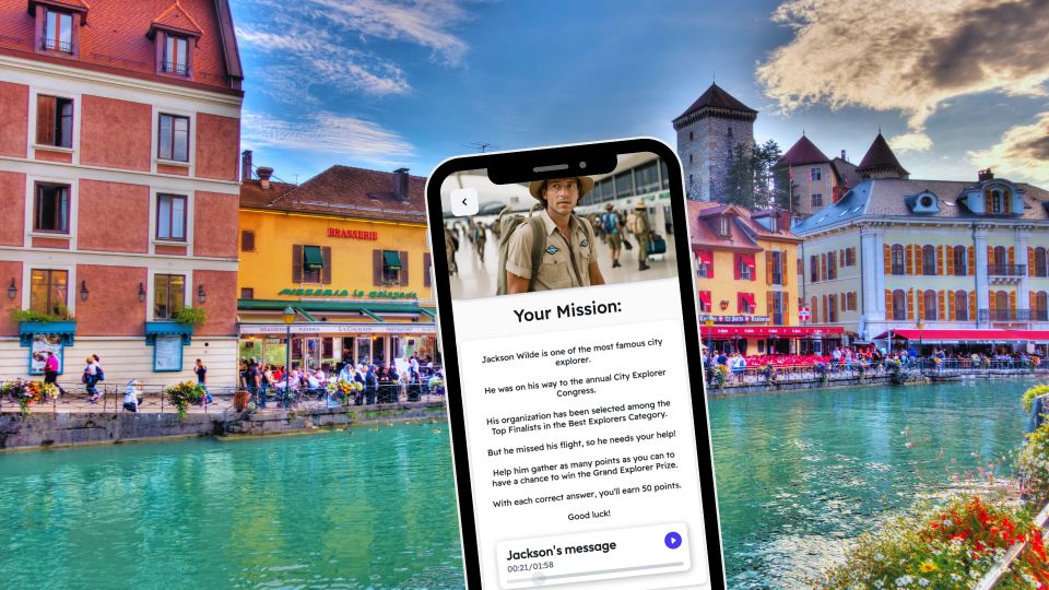 Annecy: City Exploration Game and Tour on Your Phone - Booking Details