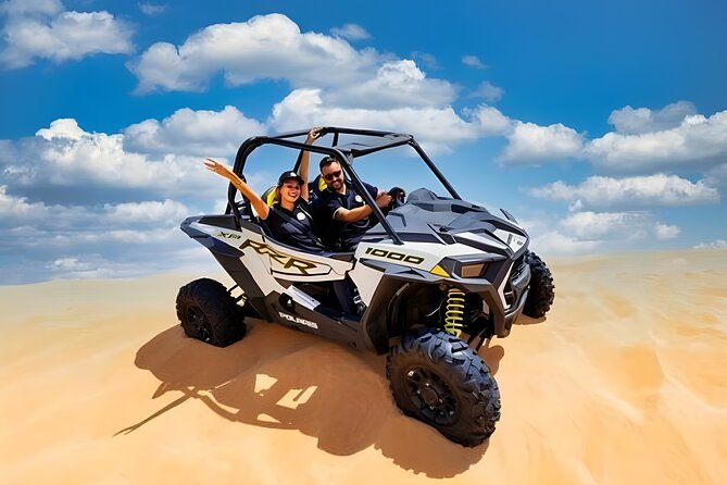 Dubai 4Star Dunes ATV, Sandsurfing, Camels and VIP Buffet & Show - Common questions