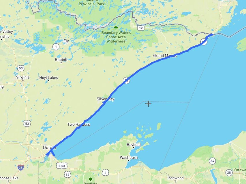 Lake Superior North Shore: Self-Guided Audio Driving Tour - Directions