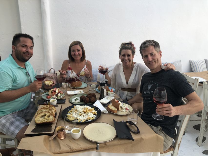 Naxos: Naxos Town Food Tour With Included Tastings and Wine - Directions to Meeting Point