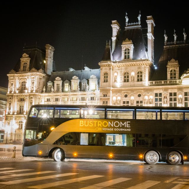 Paris: Bustronome Gourmet Lunch Tour on a Glass-Roof Bus - Audio Guide Options