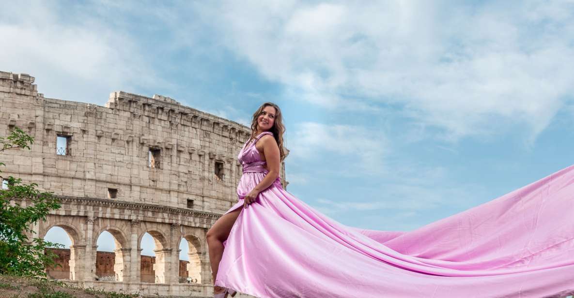 Rome: Flying Dress Professional Photoshoot - Last Words