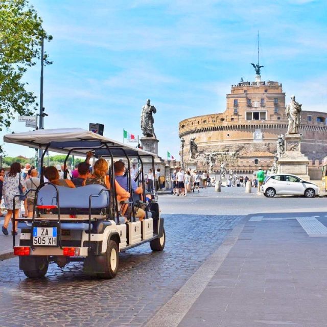 Rome: Private Guided Golf Cart Tour With Gelato or Wine - Meeting Point