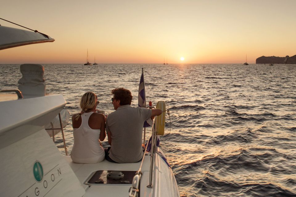 Santorini: All-Inclusive Catamaran Cruise W/ Hot Spring Swim - Customer Reviews