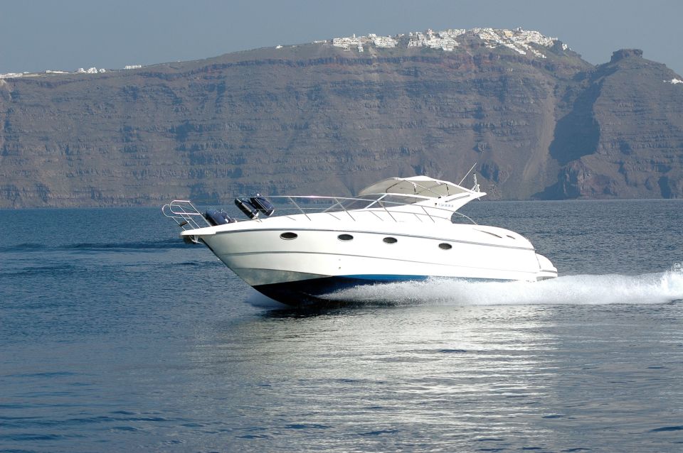 Santorini: Private Yacht Cruise With Open Bar and Meal - Common questions