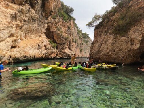 Granadella: Caló, Cova Llop Marí, and Ambolo Kayak Trip - Common questions