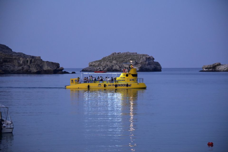 Lindos: Submarine Cruise With Swimming Stop at Navarone Bay - Common questions