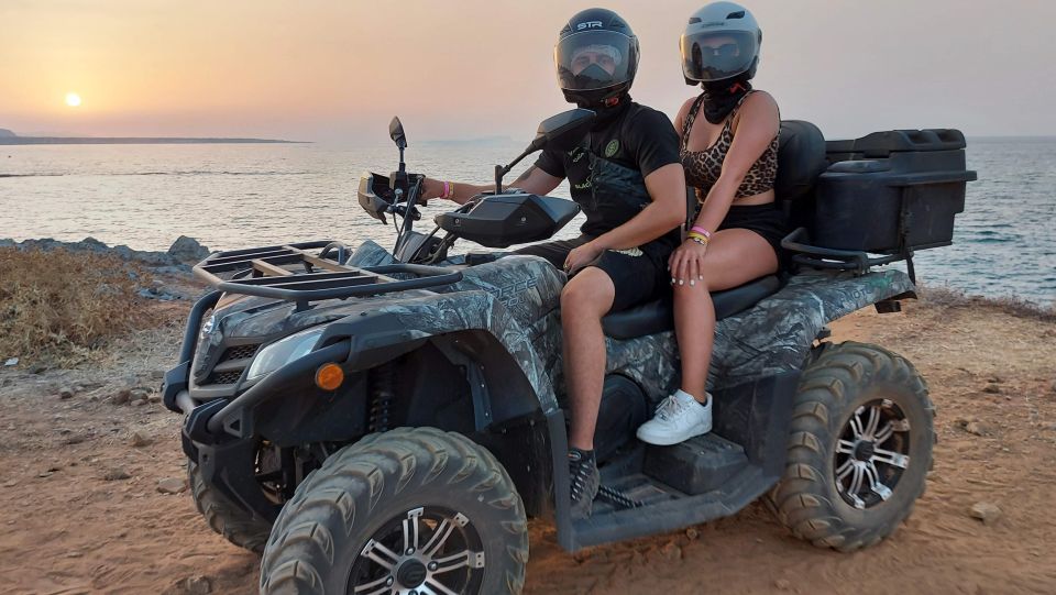 Malia: Off-Road Quad Safari Evening Tour With Dinner - Common questions