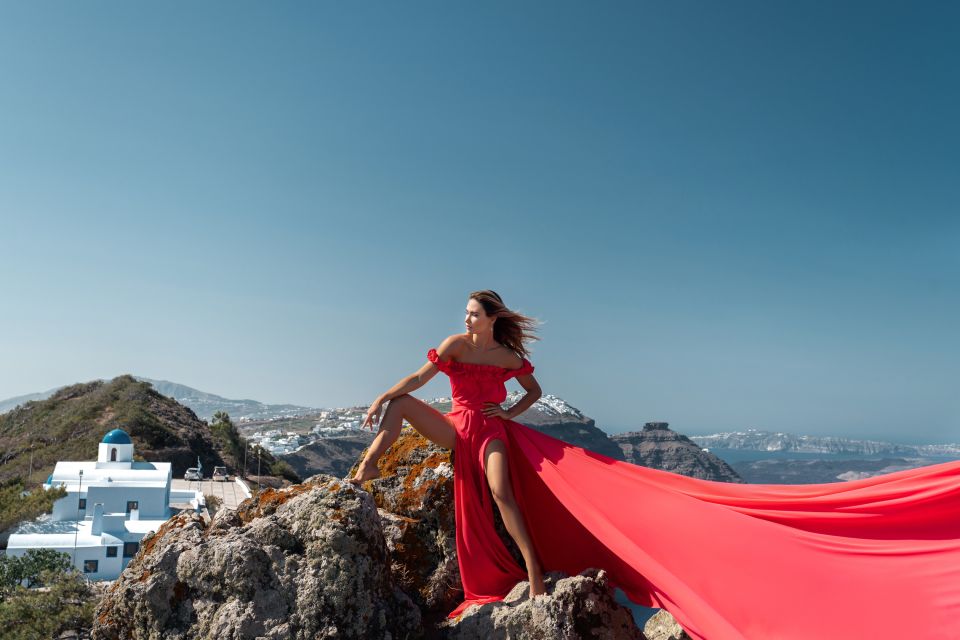 Santorini: Flying Dress Photoshoot Express Package - Common questions