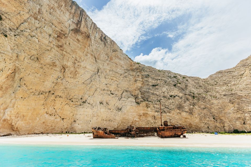 Zakynthos: Shipwreck Beach by Land & Sea Blue Caves Day Tour - Common questions