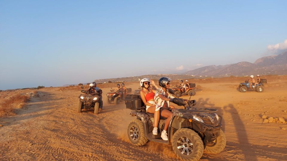 Malia: Off-Road Quad Safari Evening Tour With Dinner - Pricing and Duration