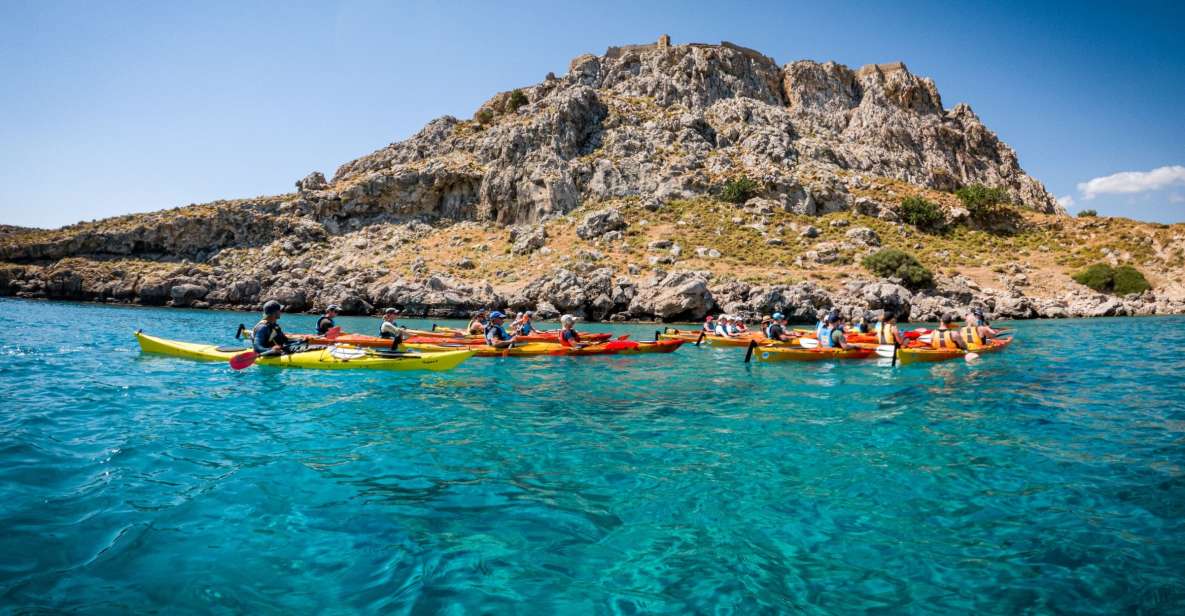 Rhodes: Sea Kayak Adventure to the Red Sand Beach - Languages and Pickup