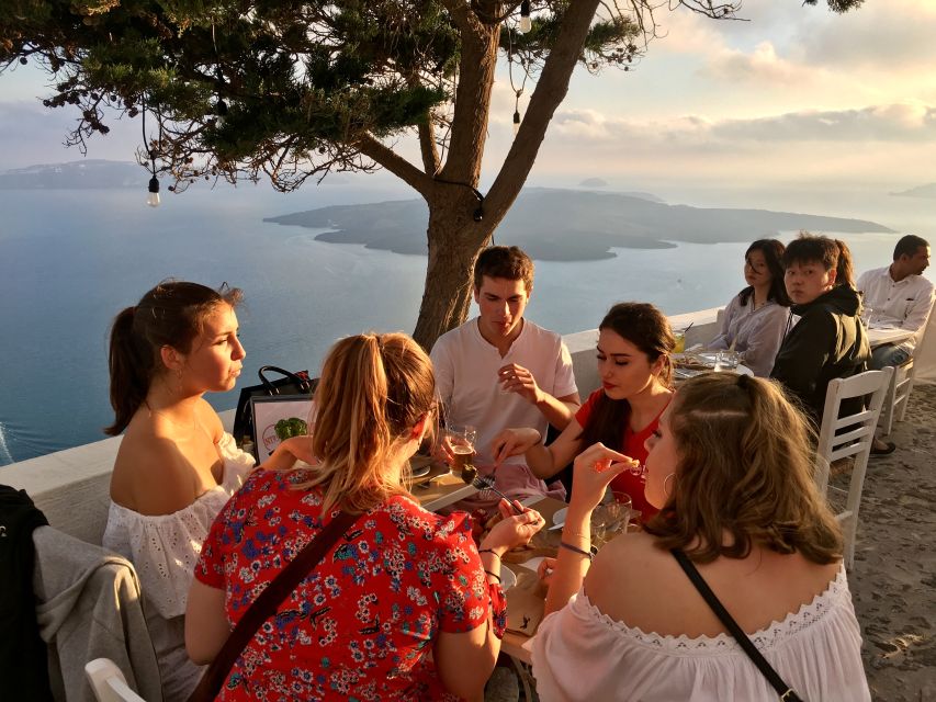 Santorini: Local Drink and Food Walking Tour at Sunset - Common questions