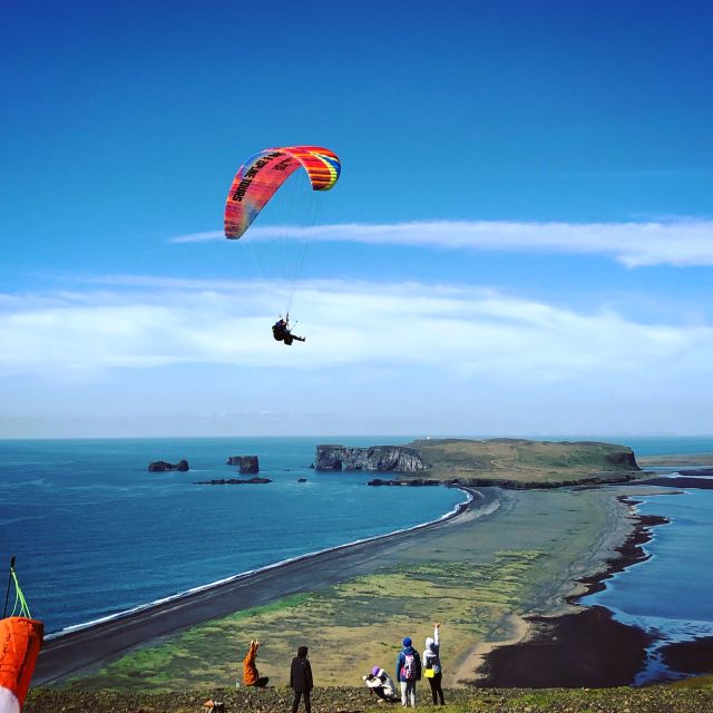 Vík: Paragliding Tandem Flight