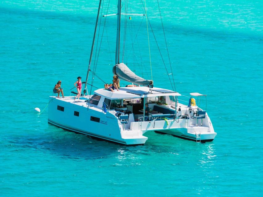 Adamantas: Catamaran Cruise to Kleftiko Bay W/ Meal & Drinks - Key Points