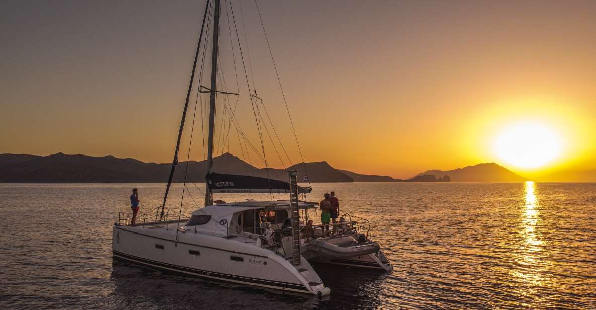Adamas: Half-Day Sunset Cruise With Lunch - Key Points