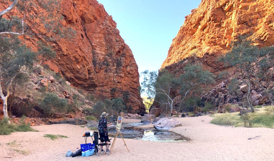 Alice Springs: Simpsons Gap Sunset Watercolor Painting Class - Key Points