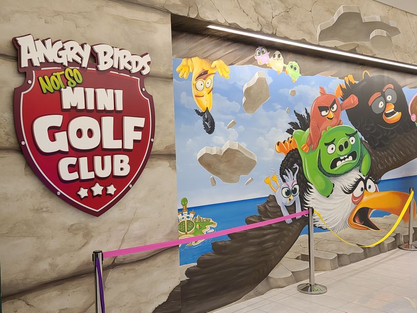 American Dream: Angry Birds Mini Golf Ticket - Key Points