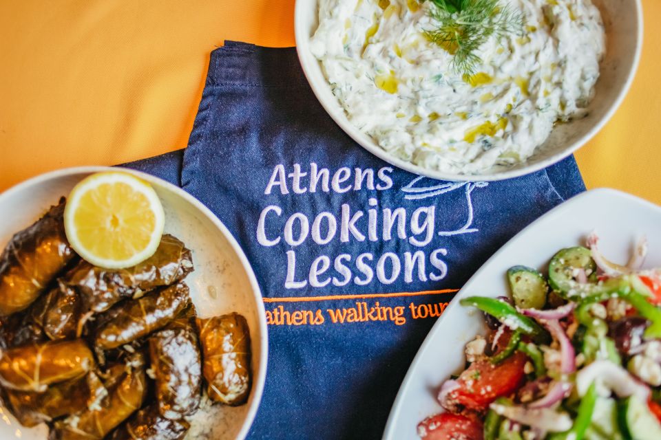 Athens: Discover Greek Food With a Class & 3-Course Dinner