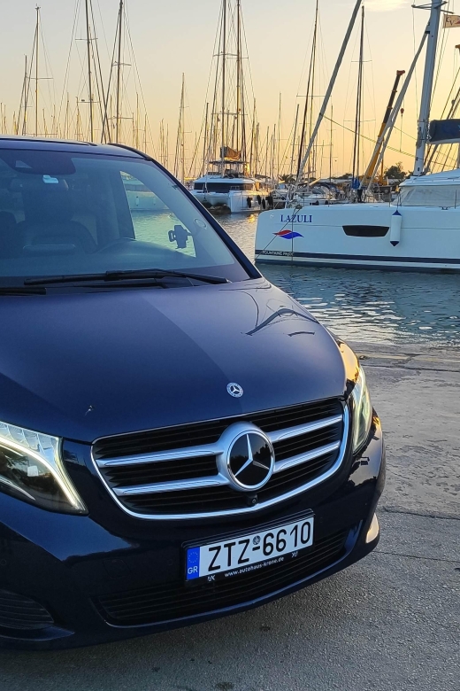 Athens: Mercedes V-Class Luxury Airport, Port, City Transfer - Key Points