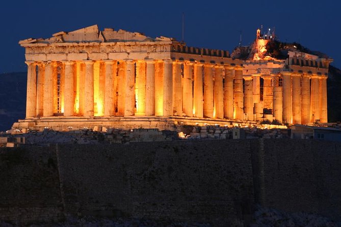 Athens Night Sightseeing Tour With Greek Dinner Show - Just The Basics