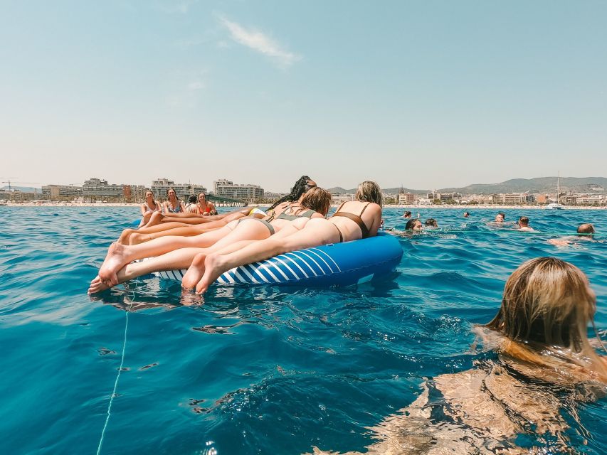 Barcelona: Boat Party With Paella Lunch and Swim - Key Points