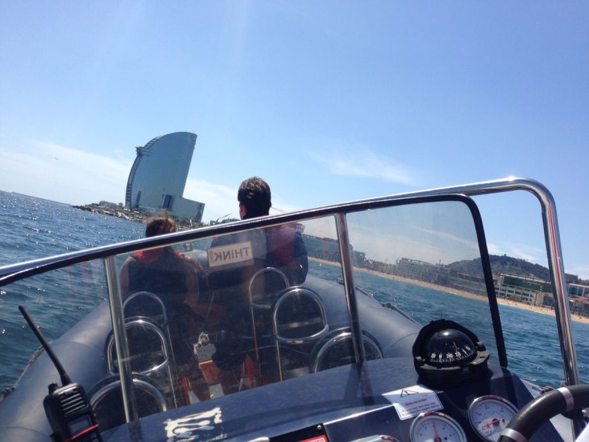 Barcelona: High Speed Powerboat Ride and Sightseeing Tour - Key Points