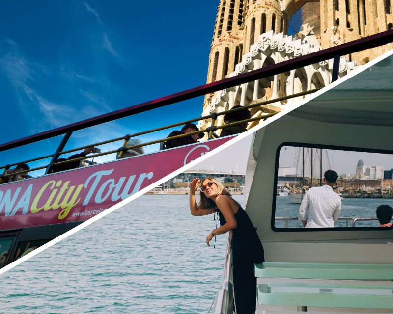 Barcelona: Hop-On Hop-Off Bus With Eco Catamaran Cruise - Key Points