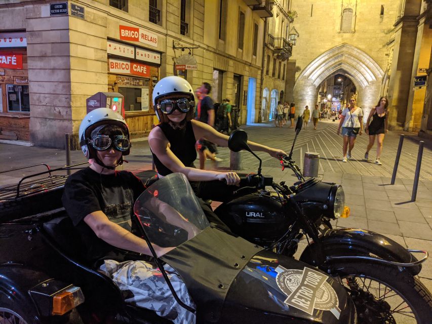 Bordeaux: Nighttime Sidecar Tour With Wine Tasting - Key Points