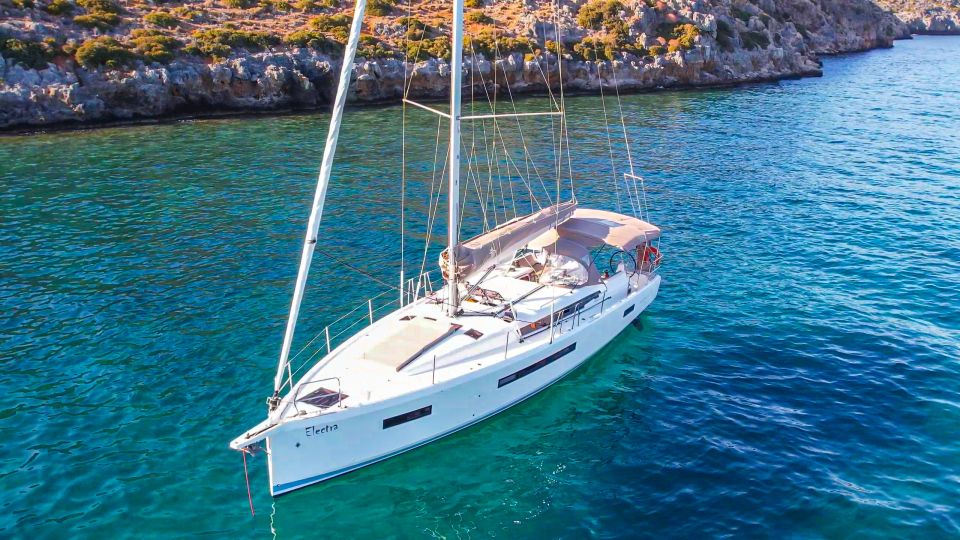 Chania Old Port: Private Sailing Cruise With Meal & Swimming - Activity Description