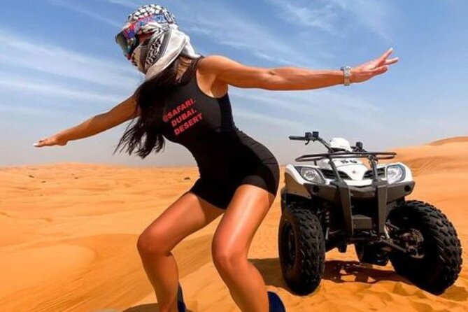 Dubai Desert Safari Tour Red Dune Bashing With Quad Bike Ride - Quad Bike Adventure