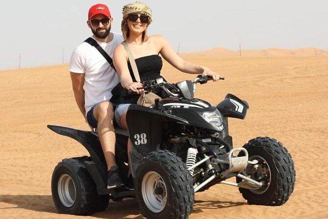 Dubai Desert Safari With Quad Bike, Camel Ride, Sandboard and BBQ - Key Points