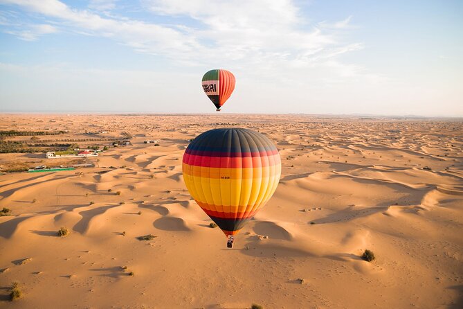 Dubai Hot Air Balloon Ride With Dune Bashing, Camel and Horse Ride - Key Points