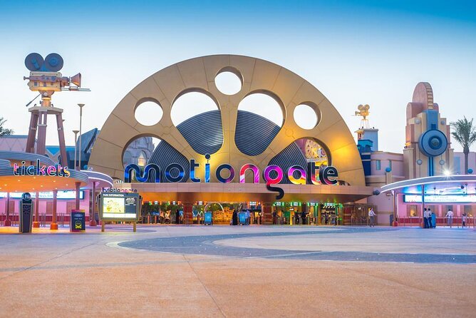 Dubai Motiongate Theme Park Ticket With Private Transfer - Key Points