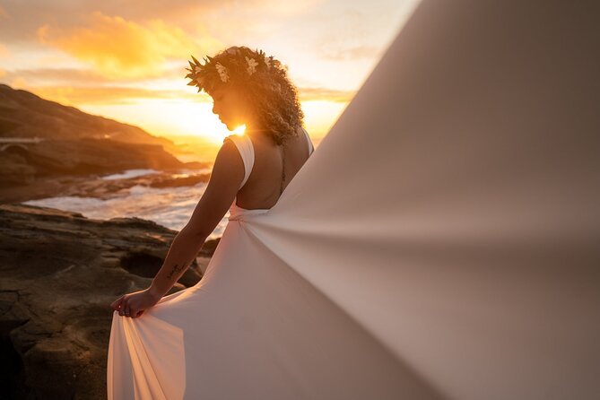 Flying Dress Photoshoot on Oahu - Key Points