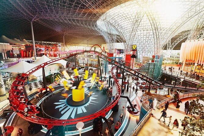 From Dubai: Ferrari World Return Shared Transfer Service - Key Points