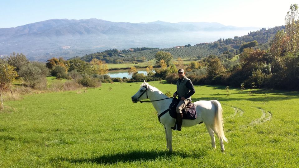 From Florence: Horse Ride and Wine Tour at Estate With Lunch - Key Points