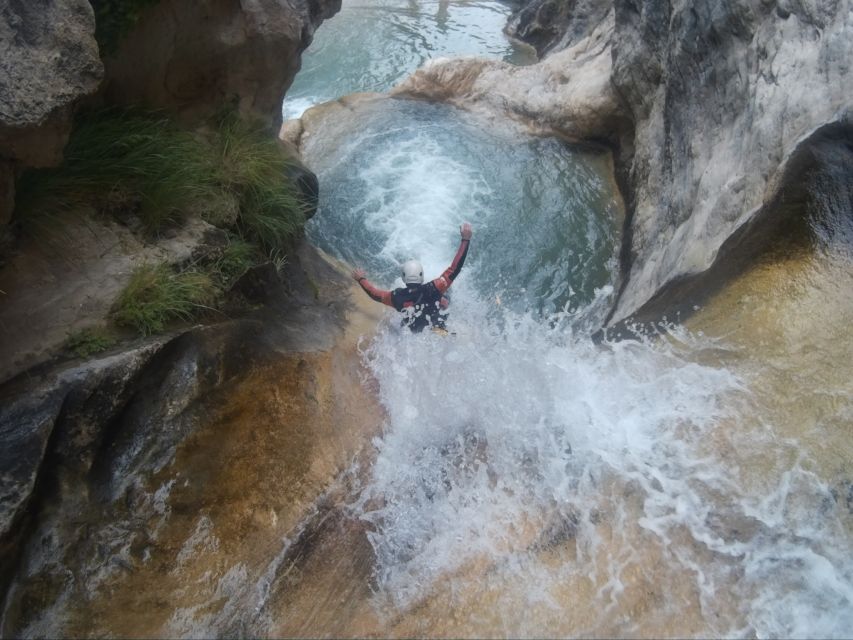 From Granada: Rio Verde Canyoning Tour