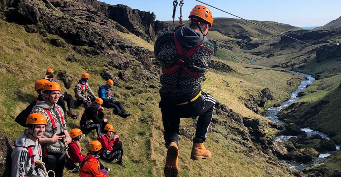 From Vík: Zipline and Hiking Adventure Tour - Key Points