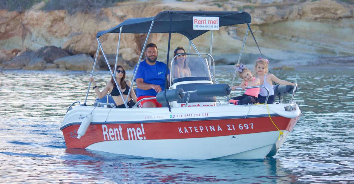 Hersonissos: Rent A Boat Without Licence - Key Points